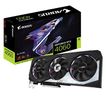 GIGABYTE AORUS GeForce RTX 4060 ELITE 8G NVIDIA 8 GB GDDR61