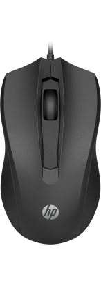 HP 100 BLK WRD MOUSE U.S. - ENGLISH LOCALIZATION1