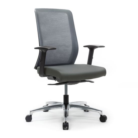 HAT Design Works IKU-B-M2H-IRON-S1PB office/computer chair Upholstered seat Mesh backrest1