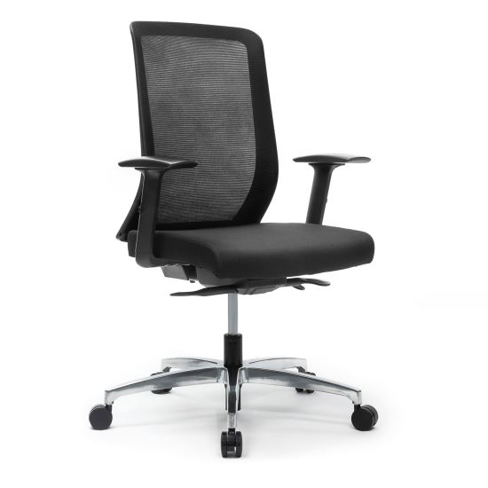 HAT Design Works IKU-B-M1H-JET-S1PB office/computer chair Upholstered seat Mesh backrest1