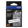 Brother HSE-251E label-making tape Black on white2