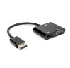 Rocstor Y10A295-B1 video cable adapter DisplayPort HDMI + VGA (D-Sub) Black4