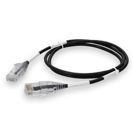 AddOn Networks ADD-7FSLCAT6C-BK networking cable Black 83.9" (2.13 m) Cat6 U/UTP (UTP)1