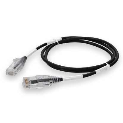 AddOn Networks ADD-3FSLCAT6C-BK networking cable Black 35.8" (0.91 m) Cat6 S/UTP (STP)1