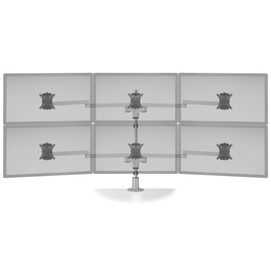 HAT Design Works STX-33W-124 monitor mount / stand 30" Desk Silver1