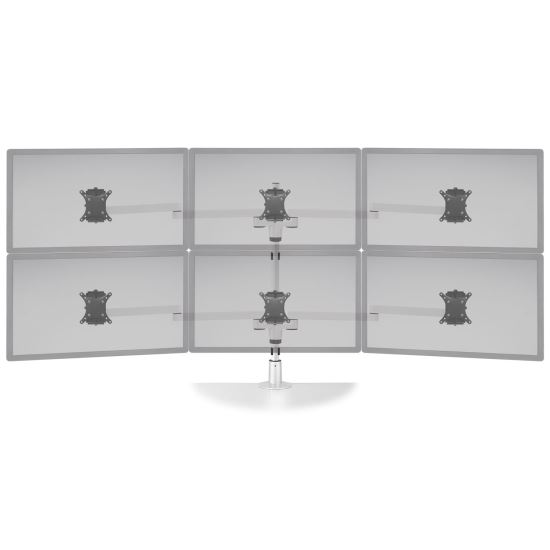 HAT Design Works STX-33W-248 monitor mount / stand 30" Desk White1