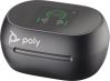 POLY Voyager Free 60+ UC Carbon Black Earbuds +BT700 USB-A Adapter +Touchscreen Charge Case4