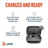 POLY Voyager Free 60+ UC M Carbon Black Earbuds +BT700 USB-C Adapter +Touchscreen Charge Case13