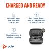 POLY Voyager Free 60 UC M Carbon Black Earbuds +BT700 USB-C Adapter +Basic Charge Case6