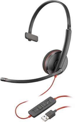 POLY Blackwire 3210 Monaural USB-A Headset (Bulk)1