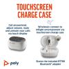 POLY Voyager Free 60+ UC White Sand Earbuds +BT700 USB-A Adapter +Touchscreen Charge Case13