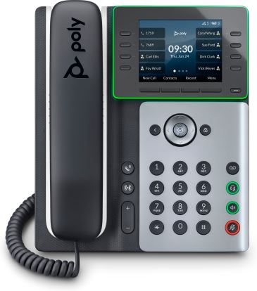 POLY Edge E350 IP Phone and PoE-enabled1