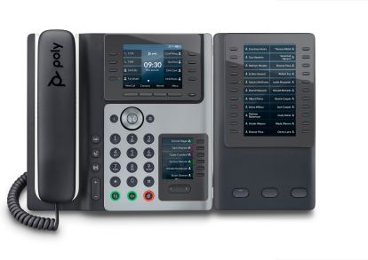 POLY Edge E450 IP Phone and PoE-enabled1