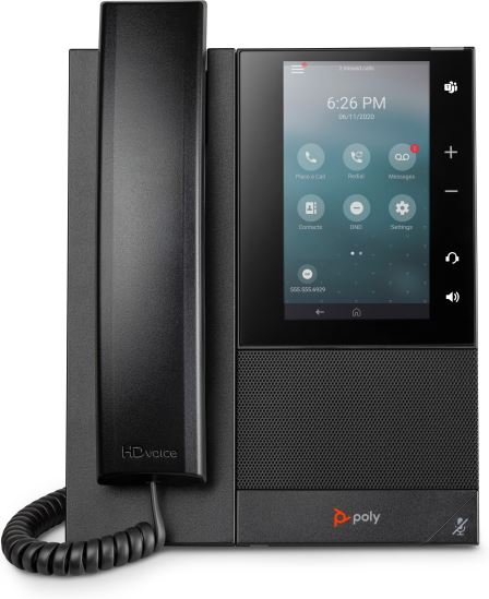 POLY CCX 505 Business Media Phone with Open SIP and PoE-enabled1