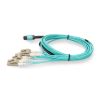 AddOn Networks MPO-4LC7M5OM4-3MBO InfiniBand/fibre optic cable 118.1" (3 m) 8x LC LOMM Aqua color2