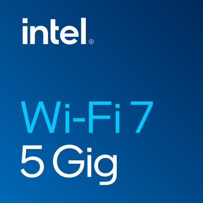 Intel Wi-Fi 7 BE200 Internal WLAN / Bluetooth 5800 Mbit/s1