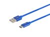 Monoprice 38911 USB cable USB 2.0 18.1" (0.46 m) USB C USB A Blue2