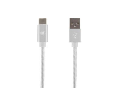 Monoprice 38903 USB cable USB 2.0 18.1" (0.46 m) USB C USB A White1