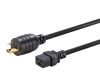 Monoprice 40101 power cable Black 35.8" (0.91 m) NEMA L6-20P IEC C192