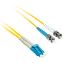 C2G 3m LC/ST Plenum-Rated Duplex 9/125 Single-Mode Fiber Patch Cable - Yellow InfiniBand/fibre optic cable 118.1" (3 m)1