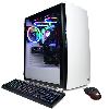 CyberpowerPC SLC8960CPGV10 PC Intel® Core™ i7 i7-14700KF 32 GB DDR5-SDRAM 2 TB SSD NVIDIA GeForce RTX 4060 Ti Windows 11 Home Desktop White1