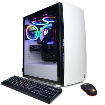 CyberpowerPC SLC8960CPGV10 PC Intel® Core™ i7 i7-14700KF 32 GB DDR5-SDRAM 2 TB SSD NVIDIA GeForce RTX 4060 Ti Windows 11 Home Desktop White1