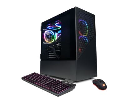 CyberpowerPC SUPREME SLC10200CPGV10 Intel® Core™ i9 i9-14900KF 32 GB DDR5-SDRAM 1 TB SSD NVIDIA GeForce RTX 3080 Ti Windows 11 Home Midi Tower PC Black1