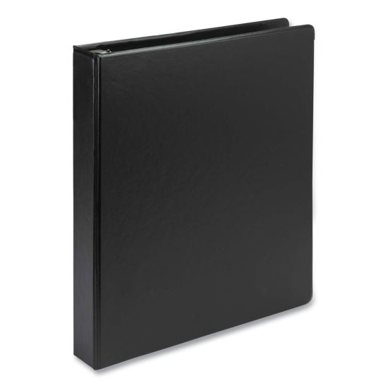 Biobased Round Ring Binder, 3 Rings, 1" Capacity, 11 x 8.5, Black1