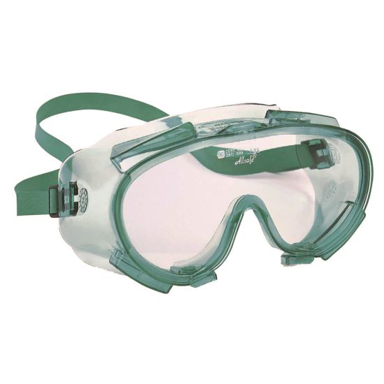 V80 Monogoggle XTR, Clear Lens, Green Frame, 36/Carton1