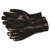 Double-Dipped PVC Gloves, Black, Large, Dozen2