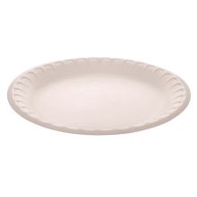 Placesetter Satin Non-Laminated Foam Dinnerware, Plate, 9" dia, White, 500/Carton1