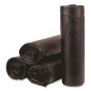 High-Density Commercial Can Liners, 33 gal, 13 mic, 33" x 40", Black, Interleaved Roll, 25 Bags/Roll, 20 Rolls/Carton2