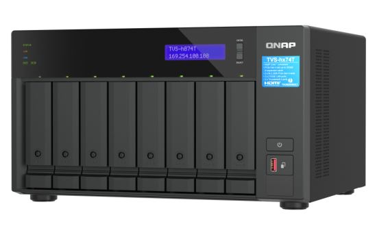 QNAP TVS-h874T NAS Tower Intel® Core™ i7 32 GB DDR4 QuTS hero Black1