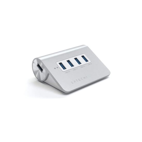 Satechi SU-UHA34OR interface hub USB 3.2 Gen 1 (3.1 Gen 1) Type-A Silver1