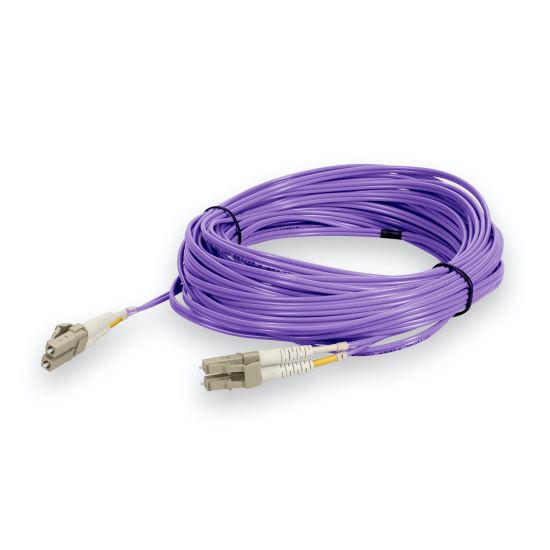 AddOn Networks ADD-LC-LC-15M5OM4-PE-TAA InfiniBand/fibre optic cable 590.6" (15 m) LOMM Purple1