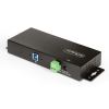 StarTech.com 5G7AINDRM-USB-A-HUB interface hub USB 3.2 Gen 1 (3.1 Gen 1) Type-B 5000 Mbit/s Black2