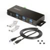 StarTech.com 5G7AINDRM-USB-A-HUB interface hub USB 3.2 Gen 1 (3.1 Gen 1) Type-B 5000 Mbit/s Black11