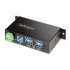 StarTech.com 5G4AINDRM-USB-A-HUB interface hub USB 3.2 Gen 1 (3.1 Gen 1) Type-B 5000 Mbit/s Black1