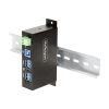 StarTech.com 5G4AINDRM-USB-A-HUB interface hub USB 3.2 Gen 1 (3.1 Gen 1) Type-B 5000 Mbit/s Black5