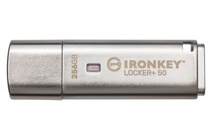 Kingston Technology IronKey Locker+ 50 USB flash drive 256 GB USB Type-A 3.2 Gen 1 (3.1 Gen 1) Silver1