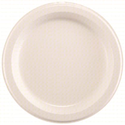 Heavy-Weight Paper Plates, 10" dia, White, 125/Pack, 4 Packs/Carton1