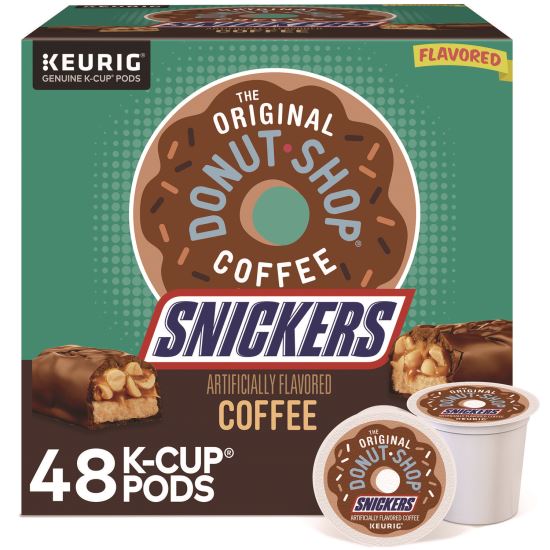 SNICKERS Flavored Coffee K-Cups, 48/Box1