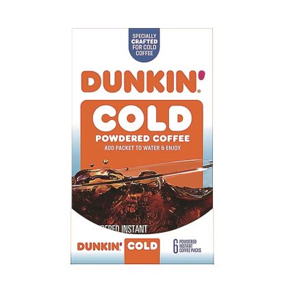 Cold Powdered Coffee, 1.02 oz Packet, 6/Box1