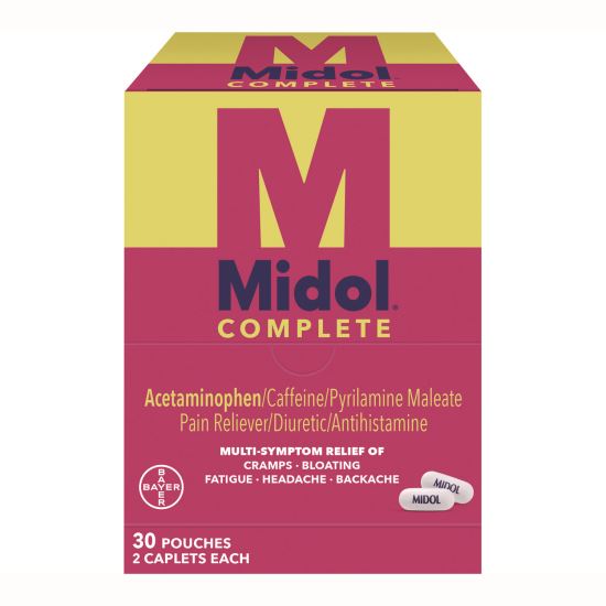 Complete Menstrual Caplets, 2/Pack, 30 Packs/Box1