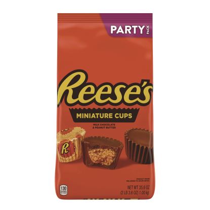 Peanut Butter Cups Miniatures, Party Pack, 35.6 oz Bag1