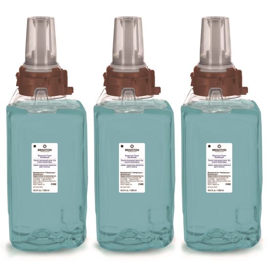 ADX Foaming Hand Soap Refills, Botanical Scent, 1,250 mL, 3/Carton1