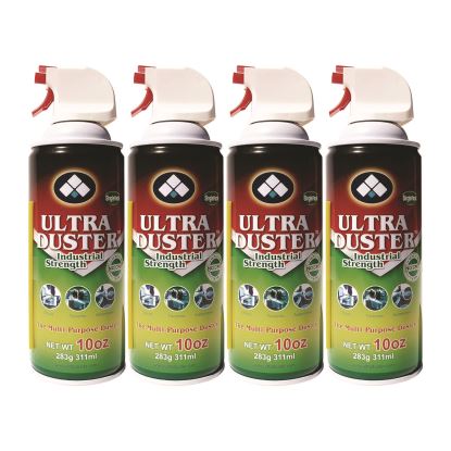 Ultra Duster Industrial Strength Air Duster, 10 oz Can, 4/Pack1