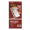 Write 'n Stick Receipt Book, Two-Part Carbonless, 4.75 x 2.75, 4 Forms/Sheet, 200 Forms Total2