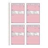 Important Message Book, Two-Part Carbonless, 4 Forms/Sheet, 200 Forms Total2