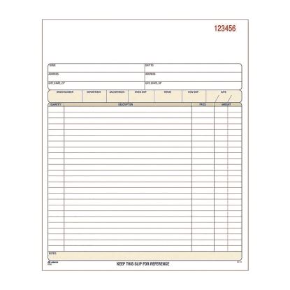 Multipart Sales Order Pad, Three-Part Carbonless, 8.34 x 10.19, 50 Forms Total1